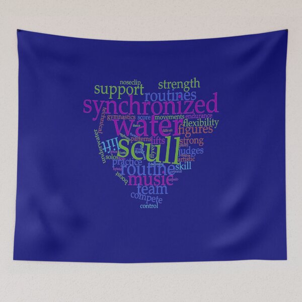 Item preview, Synchronized Swimming Word Cloud Design designed and sold by jaygo.