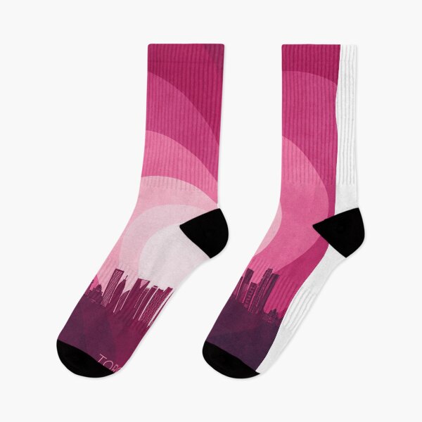 Item preview, Toronto Canada Skyline Hearts Pink designed and sold by ArtPrints.
