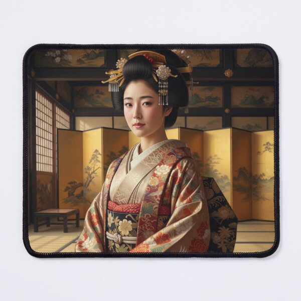 Item preview, Atsuhime – Samurai Princess of Satsuma / Japanese Historical Fantasy Art Sticker designed and sold by Mori-no-Akari.