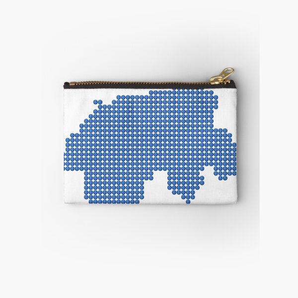 Item preview, Blue Rhinestone Switzerland designed and sold by TheIconSmith.