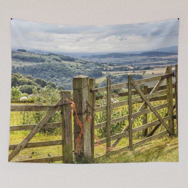 Item preview, Fence in beautiful landscape designed and sold by Photopat.
