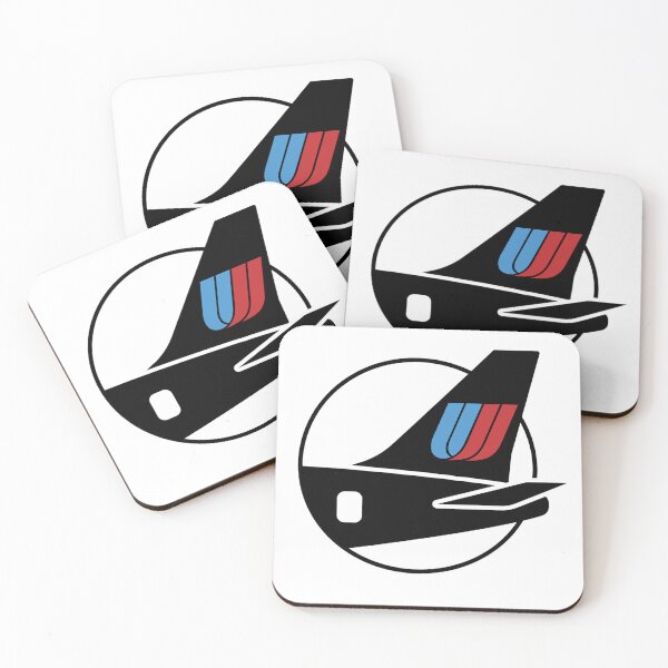 Item preview, United Airlines Old Tail Design • Retro United Vintage Airline Art designed and sold by Aviator’s Gallery.