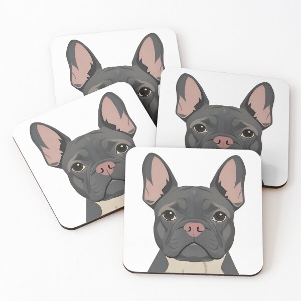 Item preview, Stylish French Bulldog Portrait - Minimalist Pet Art for Dog Lovers designed and sold by The Zoomie Collective.
