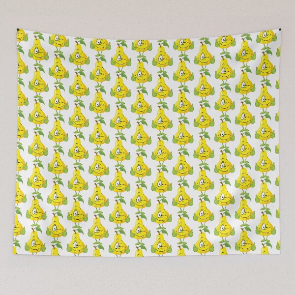 Item preview, Happy Pear Cartoon Character – Cute Fruit Illustration designed and sold by dnyl.