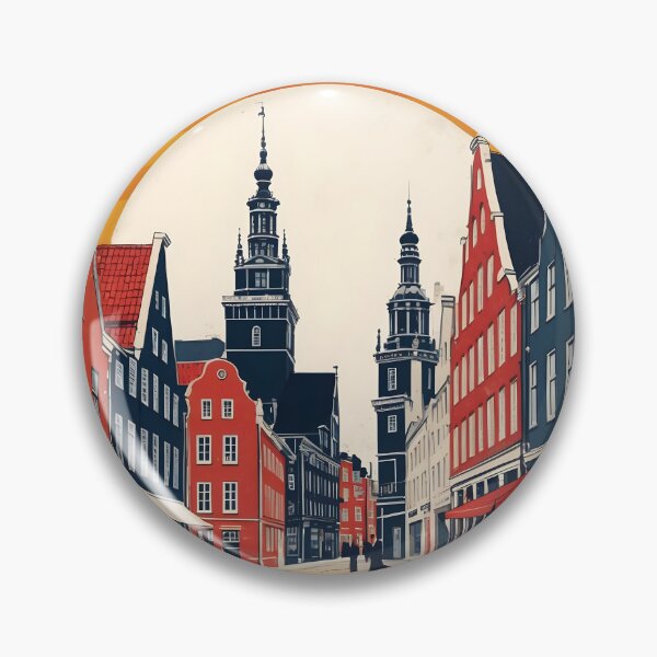 Item preview, Aalborg Denmark 1950s Vintage Travel Tourism designed and sold by TravelersGems.