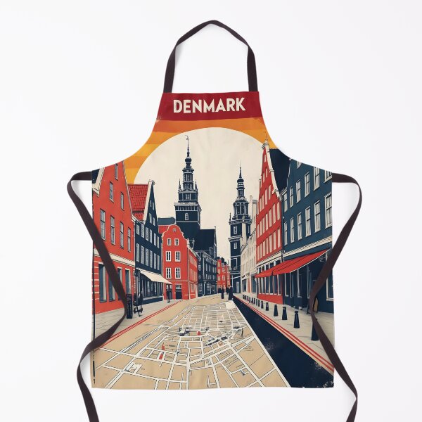 Item preview, Aalborg Denmark 1950s Vintage Travel Tourism designed and sold by TravelersGems.