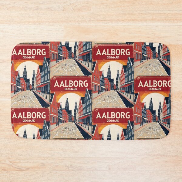 Item preview, Aalborg Denmark 1950s Vintage Travel Tourism designed and sold by TravelersGems.