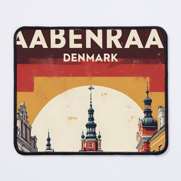 Item preview, Aabenraa Denmark 1950s Vintage Travel Tourism designed and sold by TravelersGems.