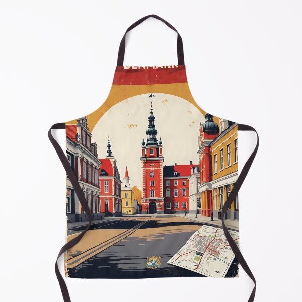 Item preview, Aabenraa Denmark 1950s Vintage Travel Tourism designed and sold by TravelersGems.
