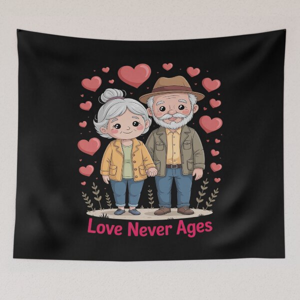 Item preview, Cute Old Couple Love Romance Anniversary designed and sold by LeeEvans222.