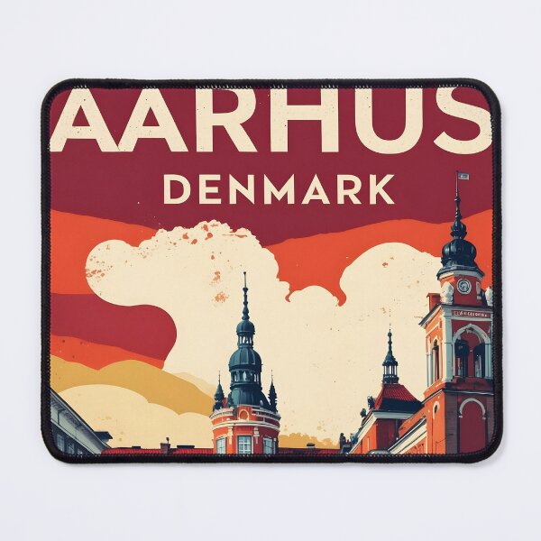 Item preview, Aarhus Denmark 1950s Vintage Travel Tourism designed and sold by TravelersGems.