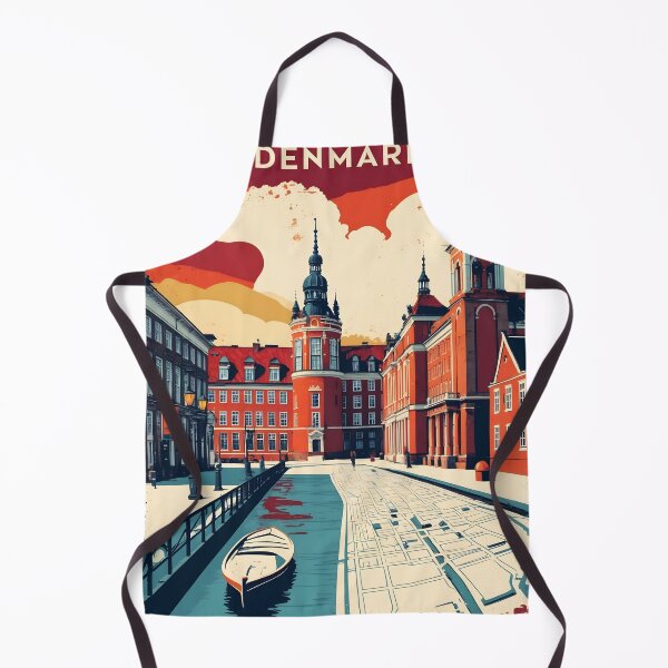 Item preview, Aarhus Denmark 1950s Vintage Travel Tourism designed and sold by TravelersGems.