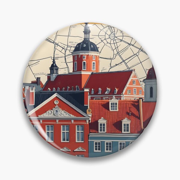Item preview, Brande Denmark 1950s Vintage Travel Tourism designed and sold by TravelersGems.