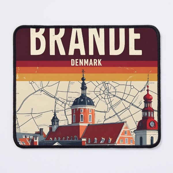 Item preview, Brande Denmark 1950s Vintage Travel Tourism designed and sold by TravelersGems.