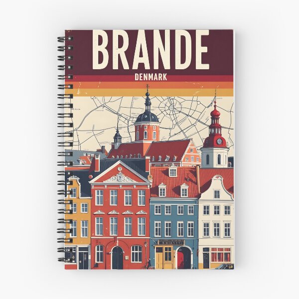 Item preview, Brande Denmark 1950s Vintage Travel Tourism designed and sold by TravelersGems.