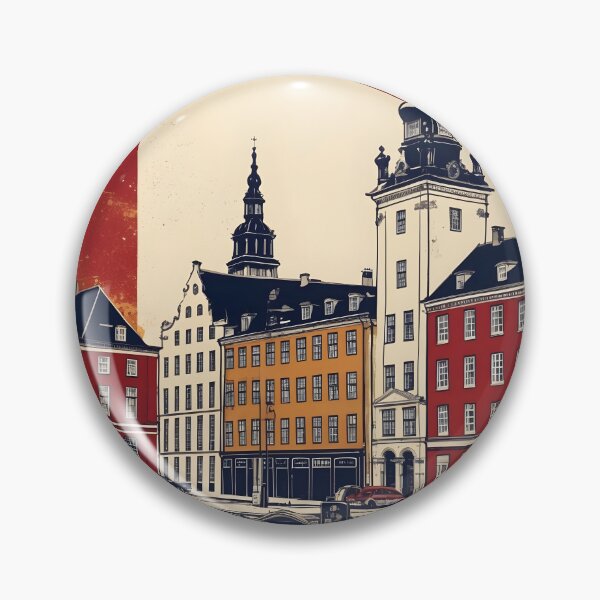 Item preview, Birkerod Denmark 1950s Vintage Travel Tourism designed and sold by TravelersGems.