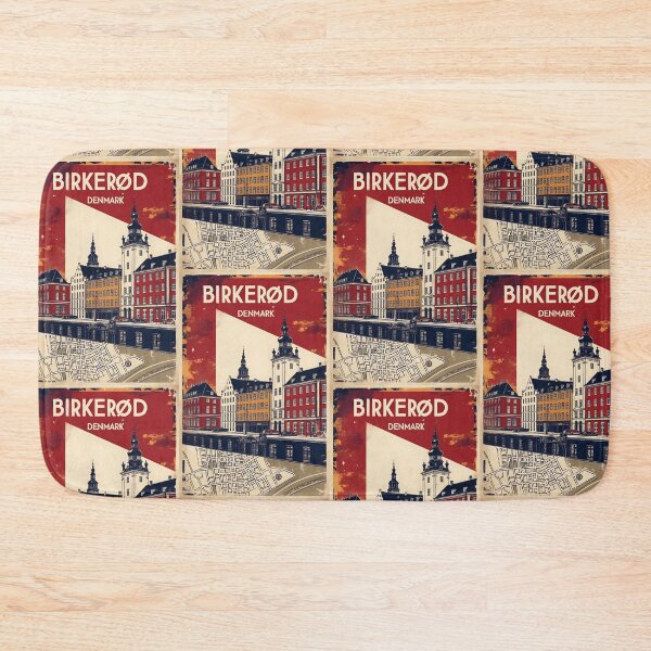 Item preview, Birkerod Denmark 1950s Vintage Travel Tourism designed and sold by TravelersGems.