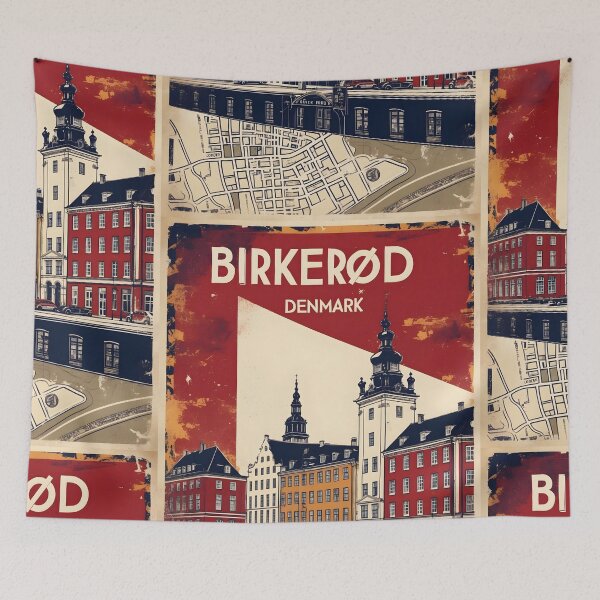 Item preview, Birkerod Denmark 1950s Vintage Travel Tourism designed and sold by TravelersGems.