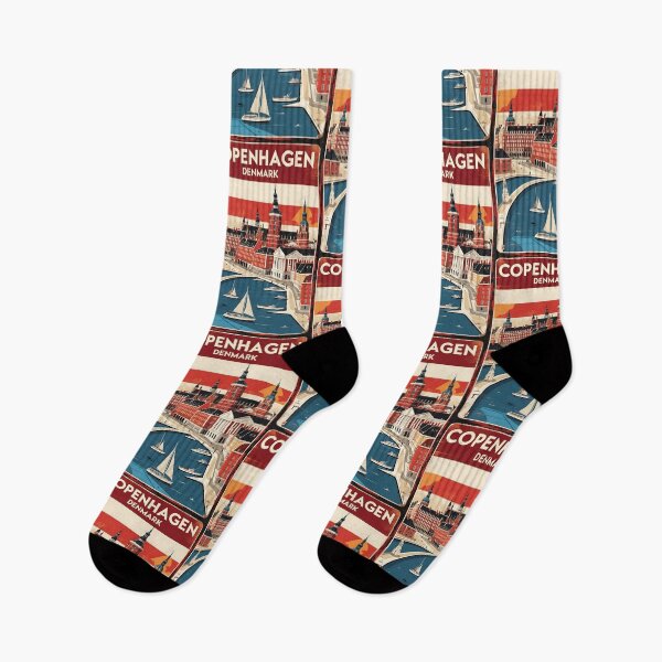 Item preview, Copenhagen Denmark 1950s Vintage Travel Tourism designed and sold by TravelersGems.