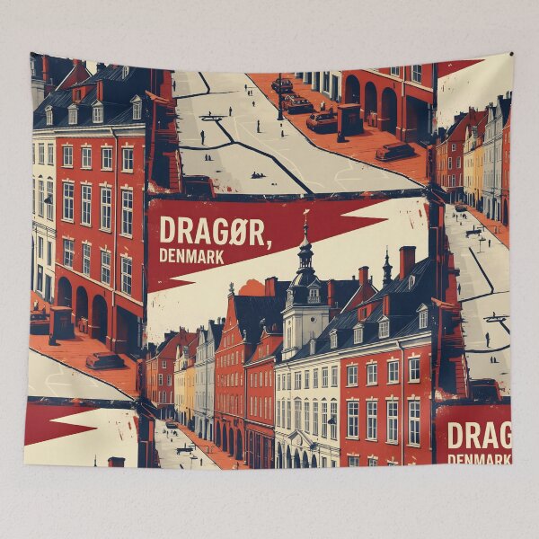 Item preview, Dragor Denmark 1950s Vintage Travel Tourism designed and sold by TravelersGems.