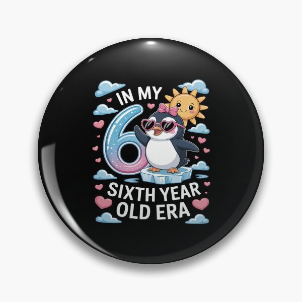 Item preview, Cute Penguin 6th Birthday In My 6 Year Old Era Fun Arctic designed and sold by LeeEvans222.