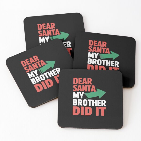 Item preview, Dear Santa My Brother Did It Christmas Sibling Family designed and sold by MathisBellanger.