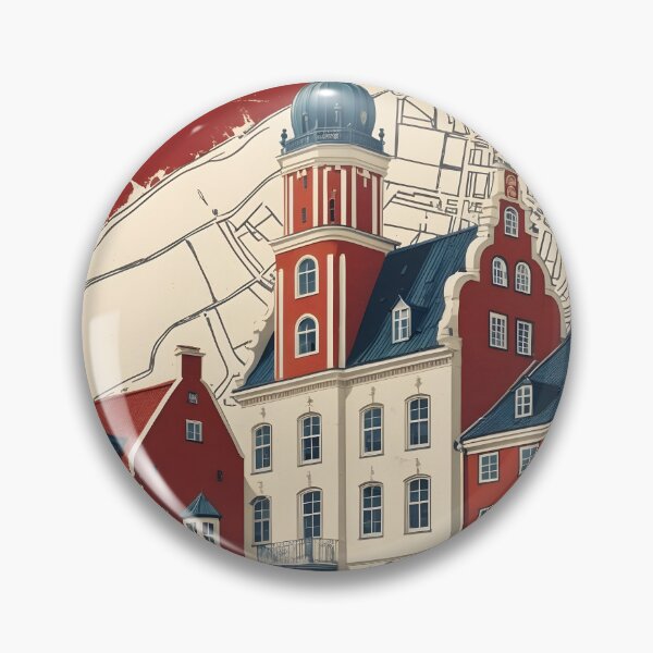 Item preview, Esbjerg Denmark 1950s Vintage Travel Tourism designed and sold by TravelersGems.