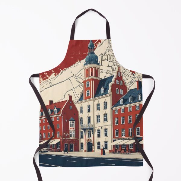 Item preview, Esbjerg Denmark 1950s Vintage Travel Tourism designed and sold by TravelersGems.