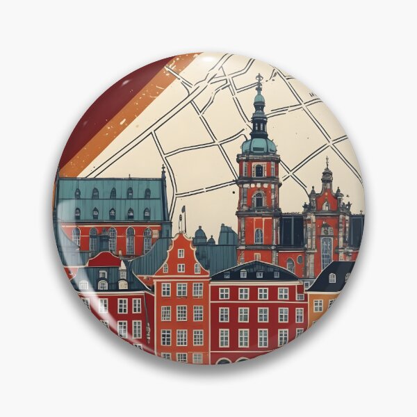 Item preview, Farum Denmark 1950s Vintage Travel Tourism designed and sold by TravelersGems.