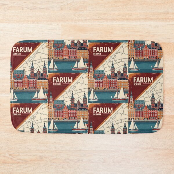 Item preview, Farum Denmark 1950s Vintage Travel Tourism designed and sold by TravelersGems.