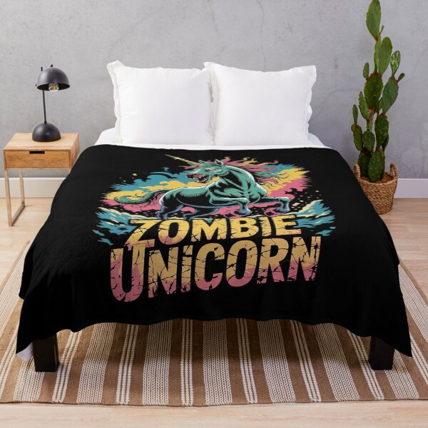 Item preview, Zombie Skeleton Dabbing Unicorn Halloween designed and sold by HuValverdeArt.