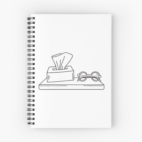 Item preview, A tissue box beside a pair of glasses on a nightstand designed and sold by rasagamastore.