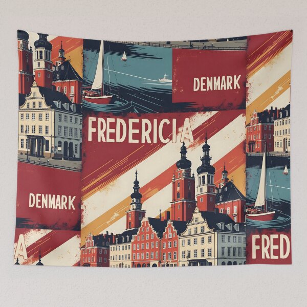 Item preview, Fredericia Denmark 1950s Vintage Travel Tourism designed and sold by TravelersGems.