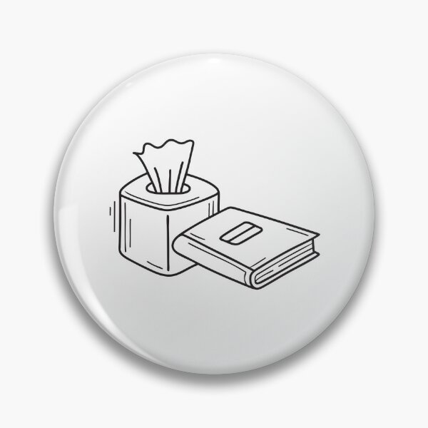 Item preview, A tissue box laying near a diary designed and sold by rasagamastore.