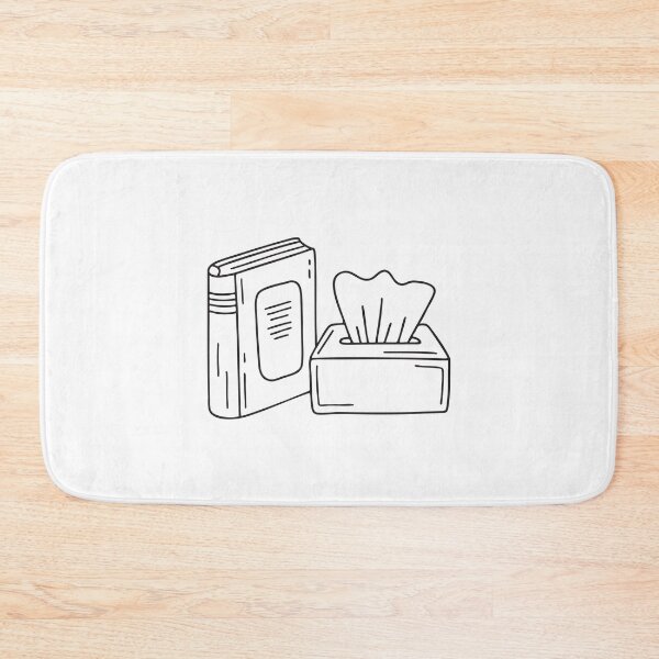 Item preview, A tissue box near a book on a table designed and sold by rasagamastore.
