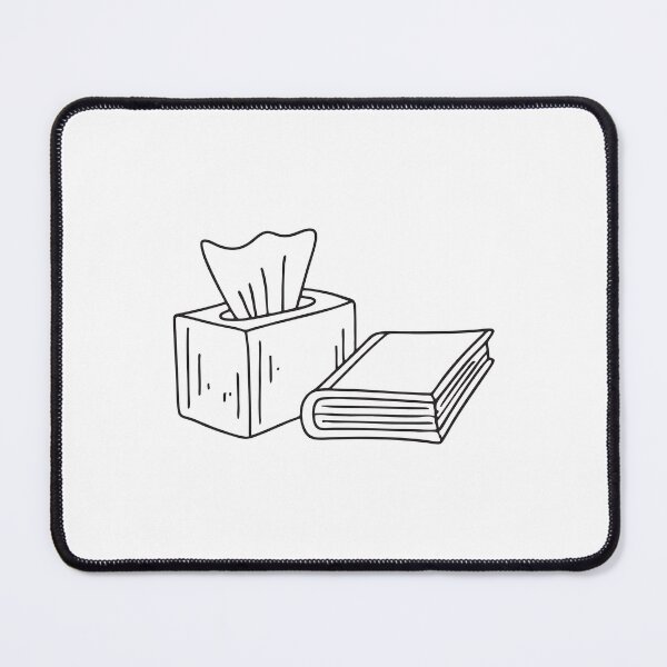 Item preview, A tissue box near a book designed and sold by rasagamastore.