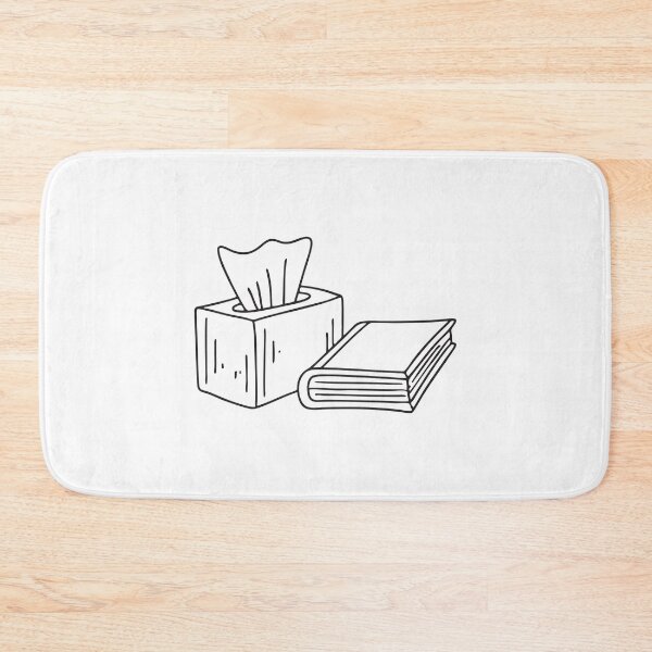 Item preview, A tissue box near a book designed and sold by rasagamastore.