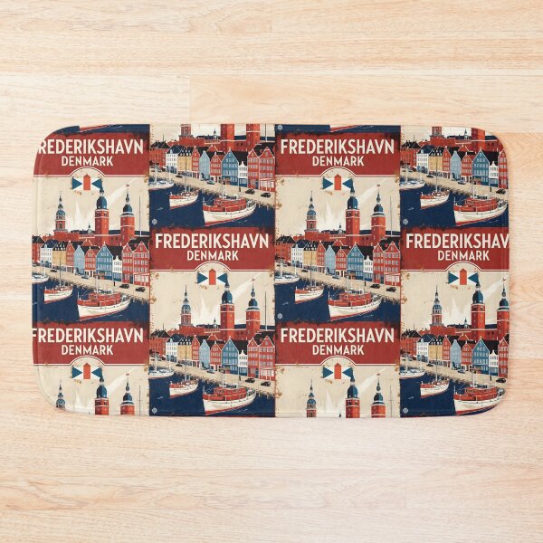 Item preview, Frederikshavn Denmark 1950s Vintage Travel Tourism designed and sold by TravelersGems.