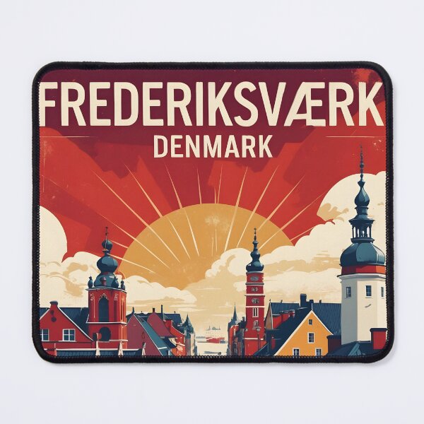 Item preview, Frederiksvaerk Denmark 1950s Vintage Travel Tourism designed and sold by TravelersGems.