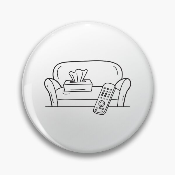Item preview, A tissue box near a remote control on a couch designed and sold by rasagamastore.