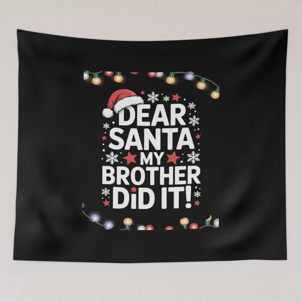 Item preview, Dear Santa My Brother Did It Sibling Christmas Costume designed and sold by MicanCuteStore.