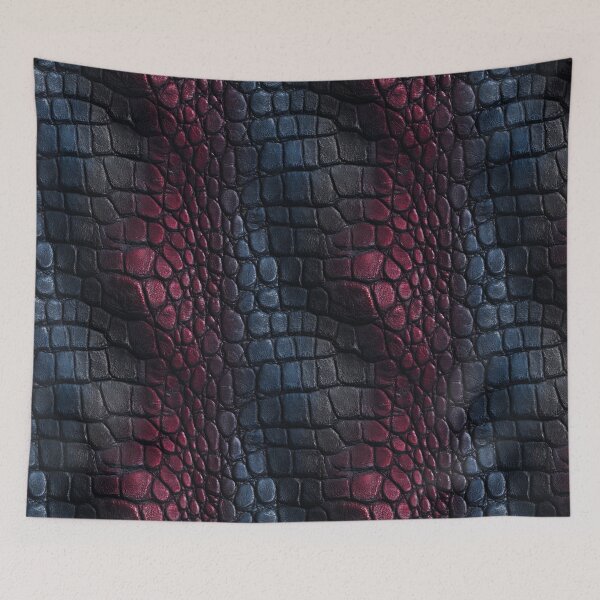 Item preview, Edgy Statement-Making Crocodile Skin Pattern For Jungle Theme Fan designed and sold by RoyalStarsPatts.