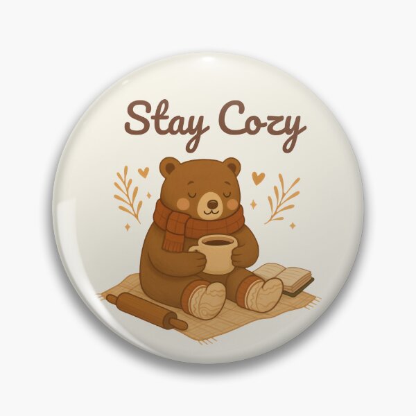 Item preview, Stay Cozy — Cute Winter Bear Illustration designed and sold by Ombrya.