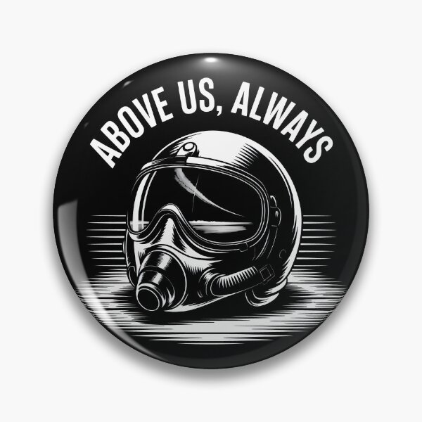 Item preview, Detailed Flight Helmet with Skyward Jet Reflection in Remembrance Composition designed and sold by SplashTastic.