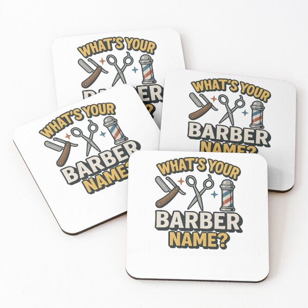 Item preview, Whats Your Barber Name, Funny Meme Saying  designed and sold by Logiamerch.