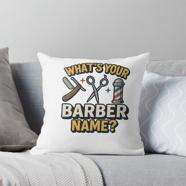 Item preview, Whats Your Barber Name, Funny Meme Saying  designed and sold by Logiamerch.