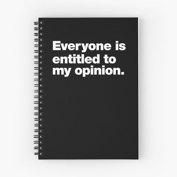 Item preview, Everyone is entitled to my opinion. designed and sold by chestify.