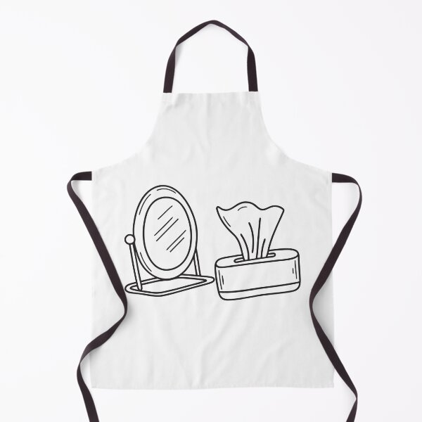 Item preview, A tissue pulled out beside a small mirror designed and sold by rasagamastore.