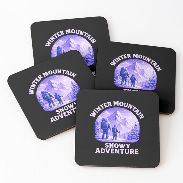 Item preview, A fabulously snowy adventure through the winter mountains designed and sold by e-camelleone.