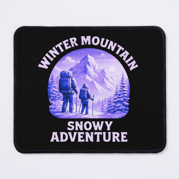 Item preview, A fabulously snowy adventure through the winter mountains designed and sold by e-camelleone.